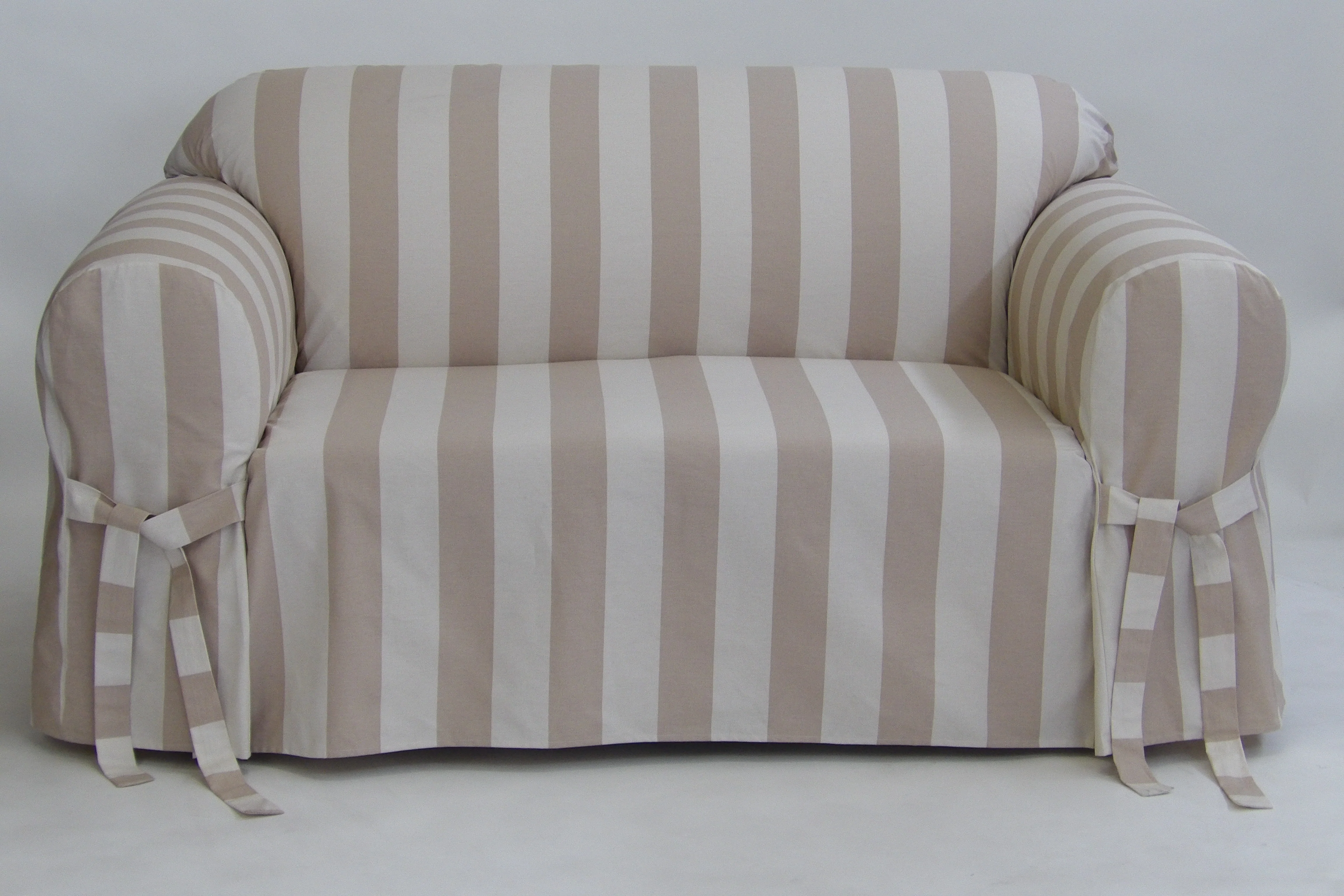 Cabana Stripe One-Piece Sofa Slipcover - Image 5