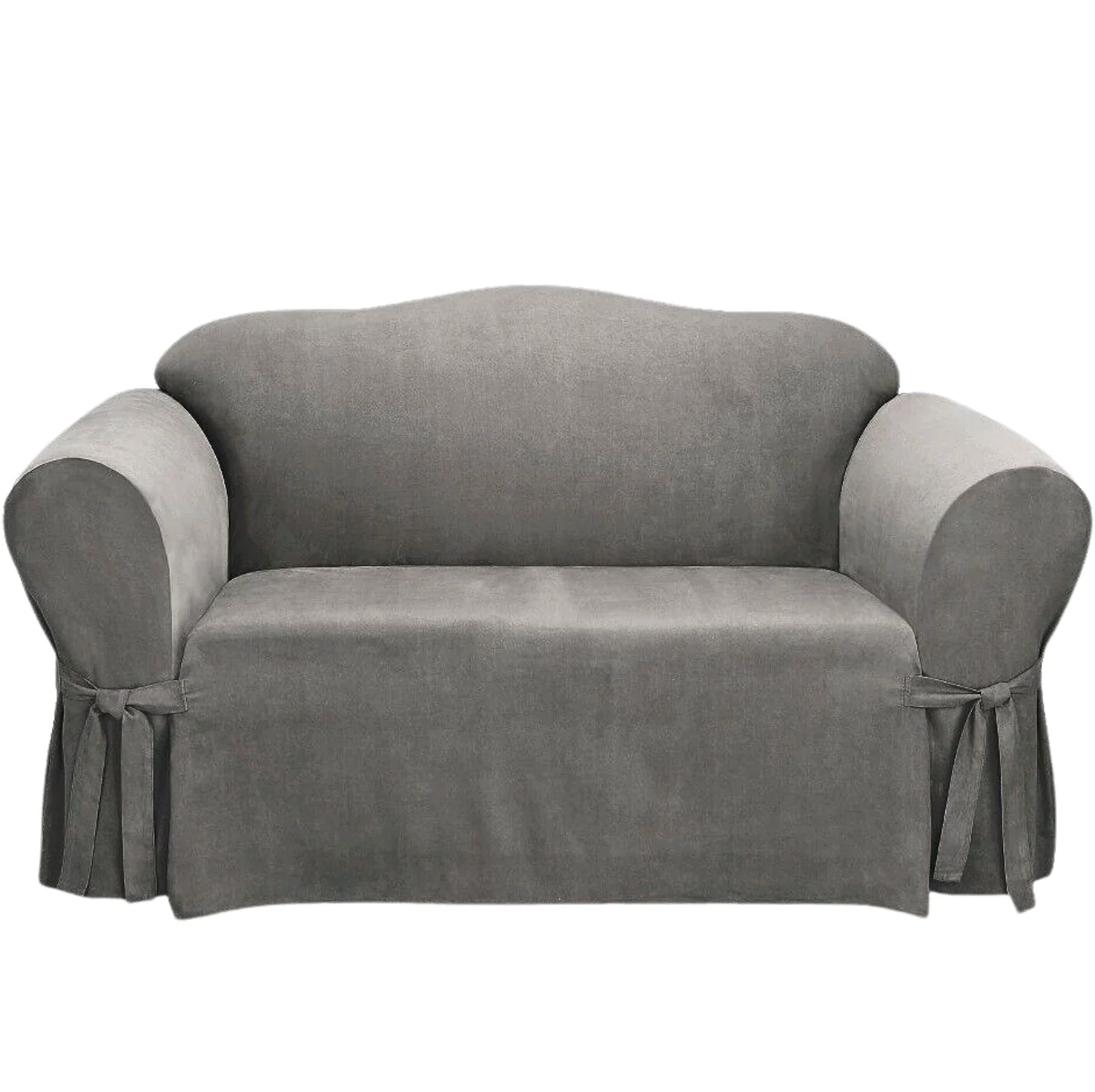Micro Suede One-Piece Slipcover - Image 9